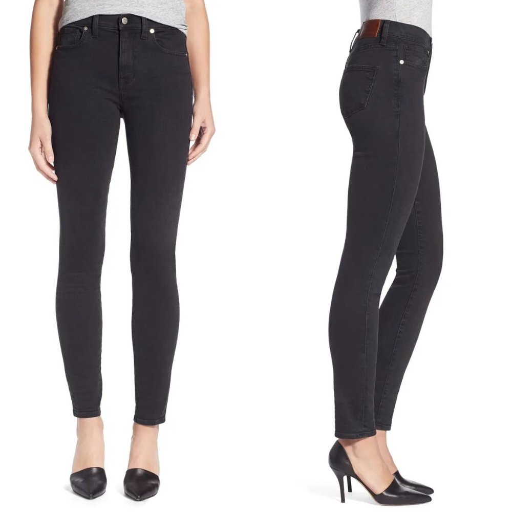 Madewell 10-Inch High Riser Skinny Skinny Jeans in Lunar 26